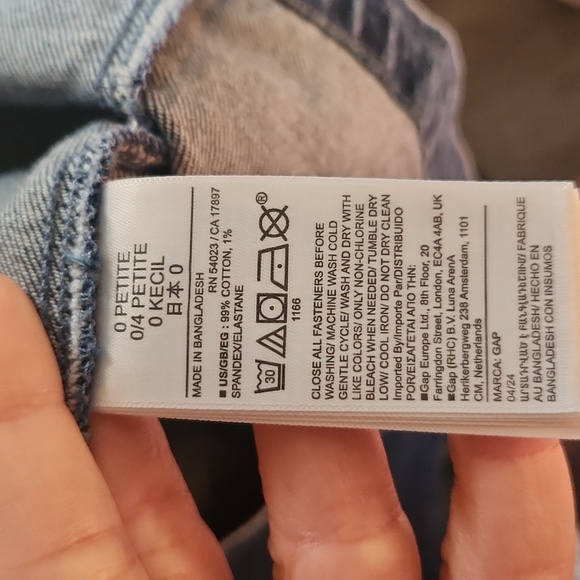 Nwt-Gap Sleeveless Stretch Denim Midi Dress. Size 0P - Picture 13 of 14